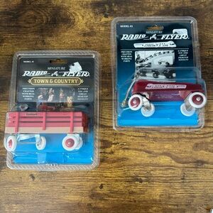 Miniature Radio Flyer Wagon Sealed 1990s Town &‎ Country Streak-O-Lite